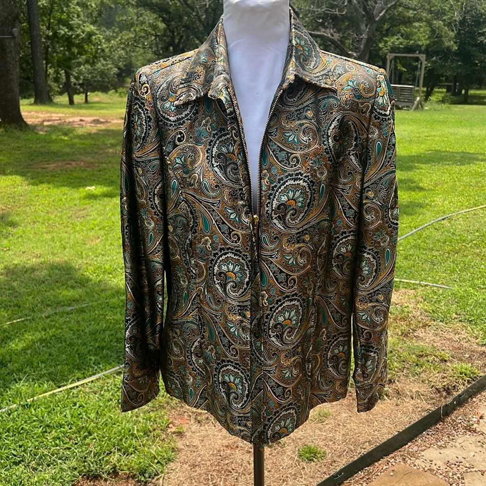 VINTAGE 90s BROWNSTONE STUDIO JACKET …505